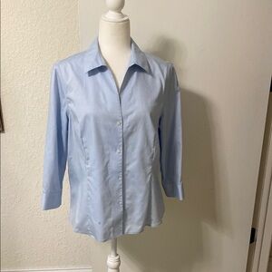 Anne Klein Light Blue Button Down Shirt